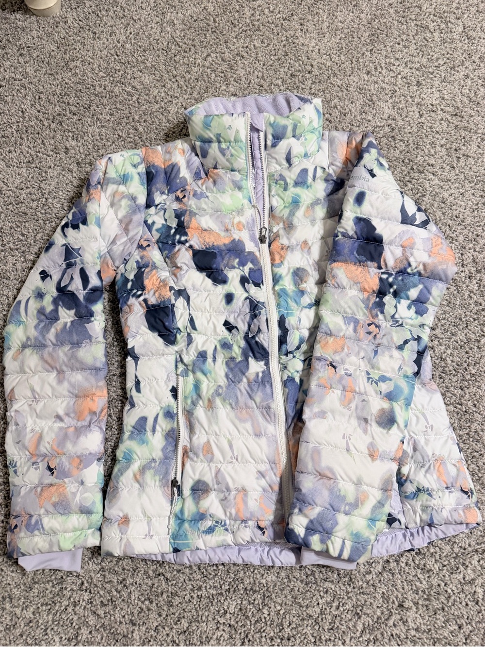 Columbia women’s Columbia Floral Quilted Jacket - Pastel Multi